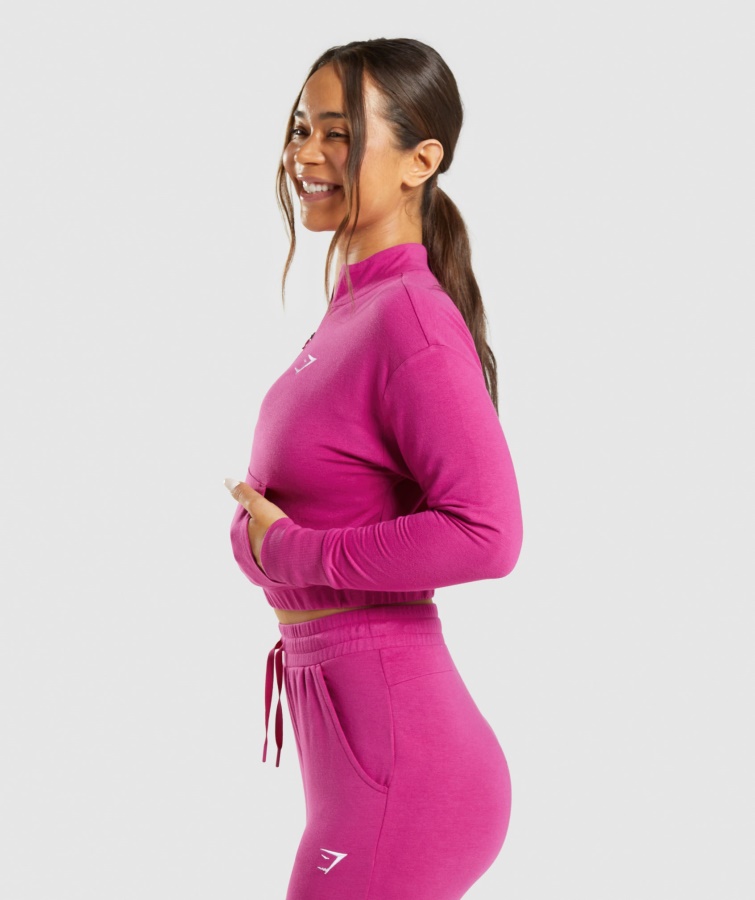 Træning Pippa Pullover Drage Pink Gymshark