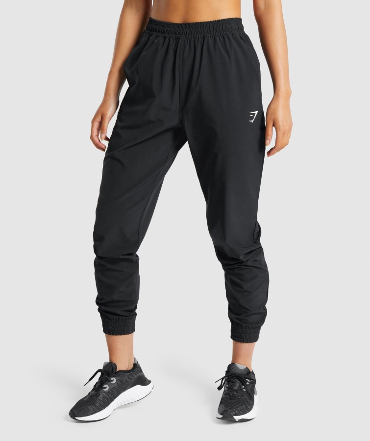 Træning Vævede Joggers Black Gymshark