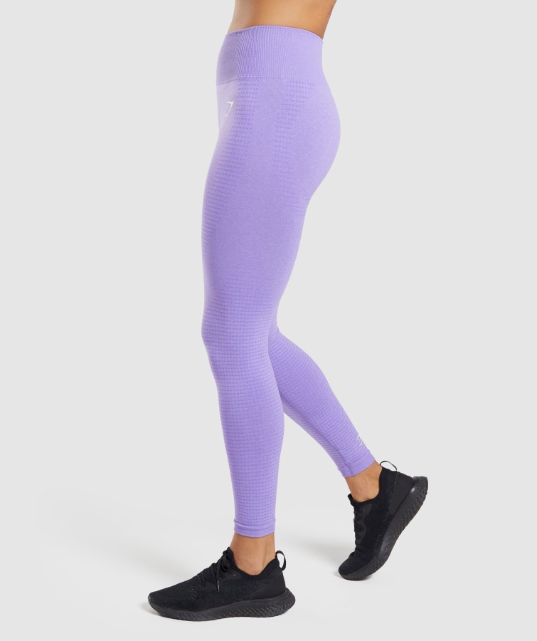 Vital Seamless 2.0 Leggings Lyse Lilla Marl Gymshark