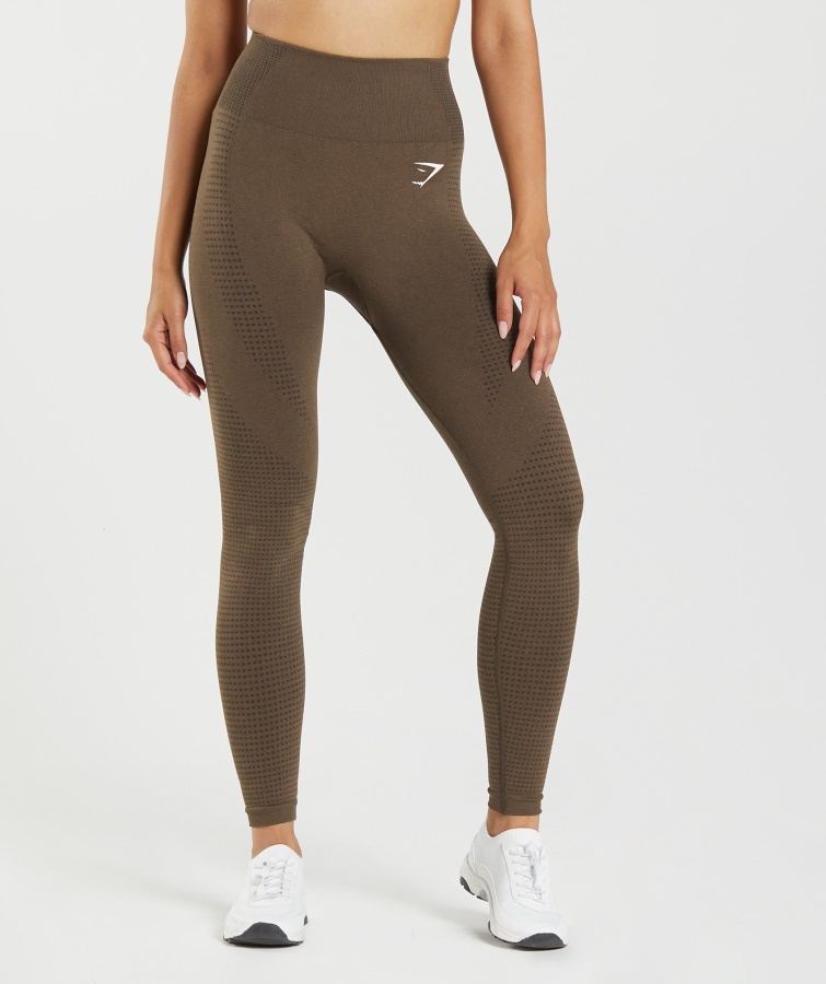 Vital Seamless 2.0 Leggings Espresso Marl Gymshark