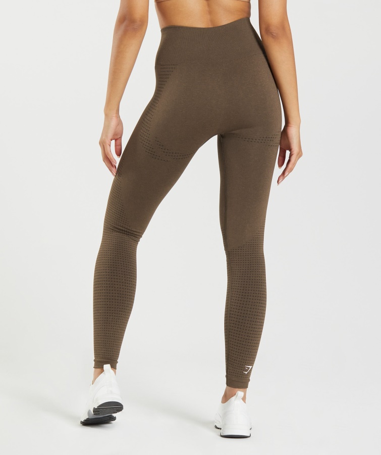 Vital Seamless 2.0 Leggings Espresso Marl Gymshark
