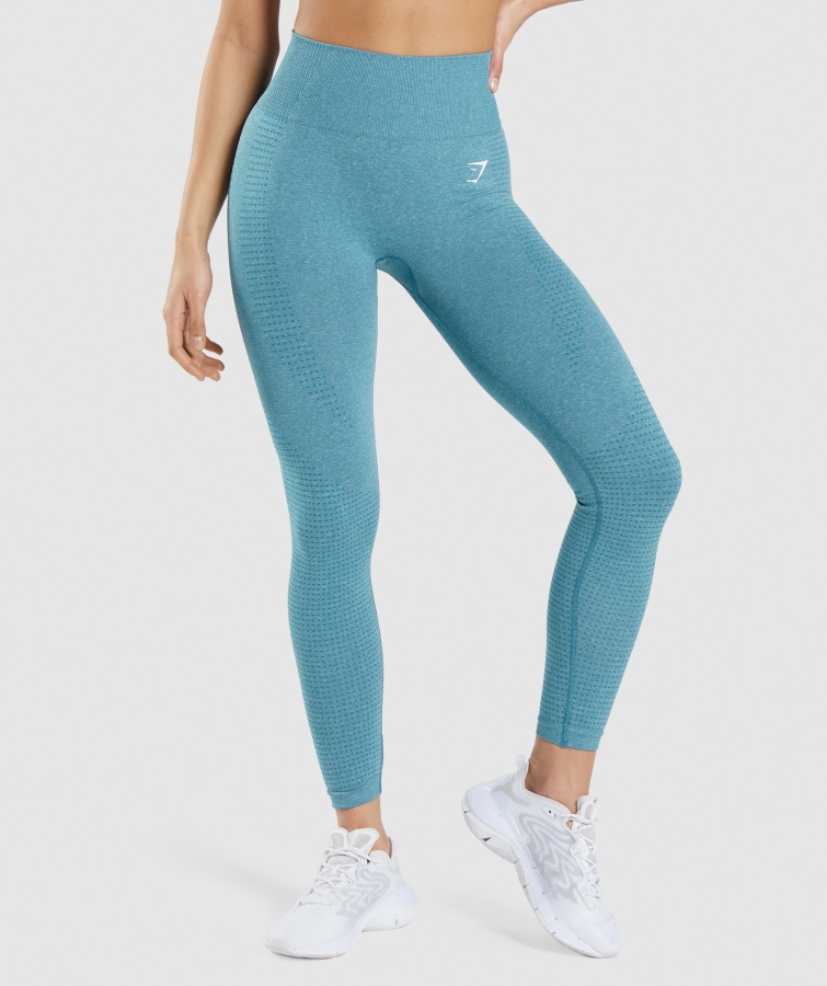 Vital Seamless 2.0 Leggings Tahoe Teal Marl Gymshark