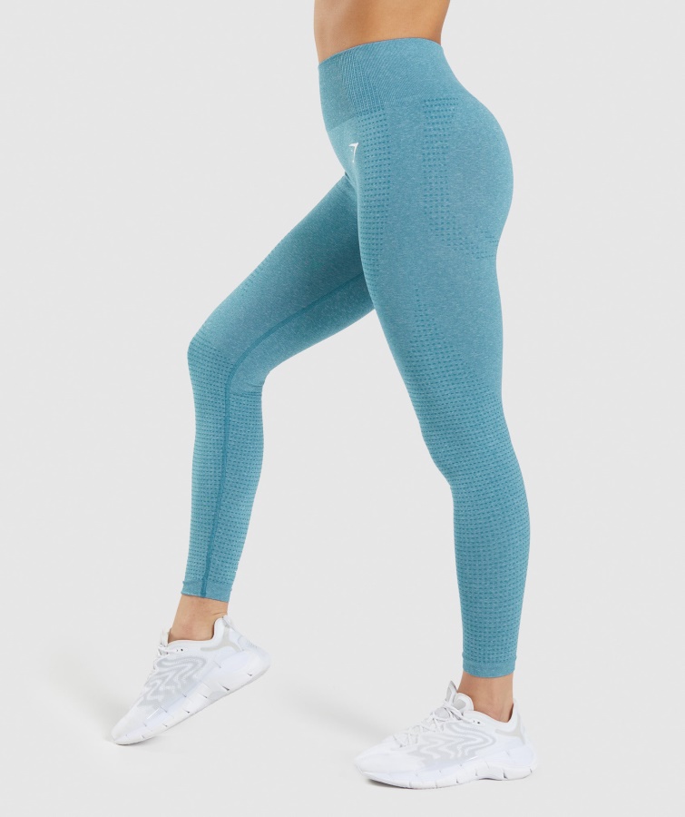 Vital Seamless 2.0 Leggings Tahoe Teal Marl Gymshark