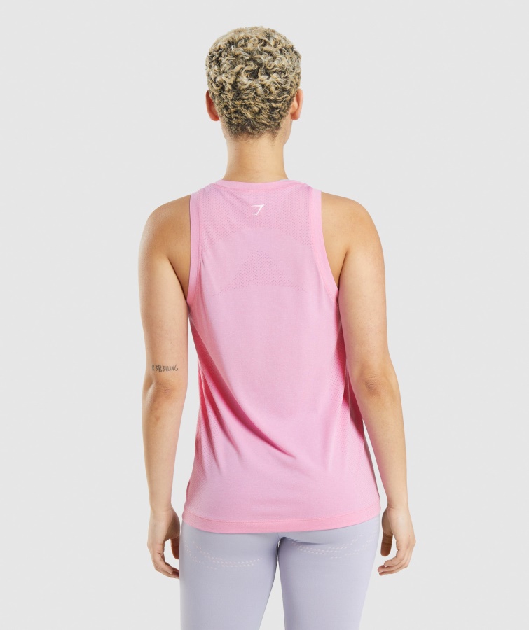 Vital Sømløs 2.0 Let Løs Tank Sorbet Pink Mergel Gymshark
