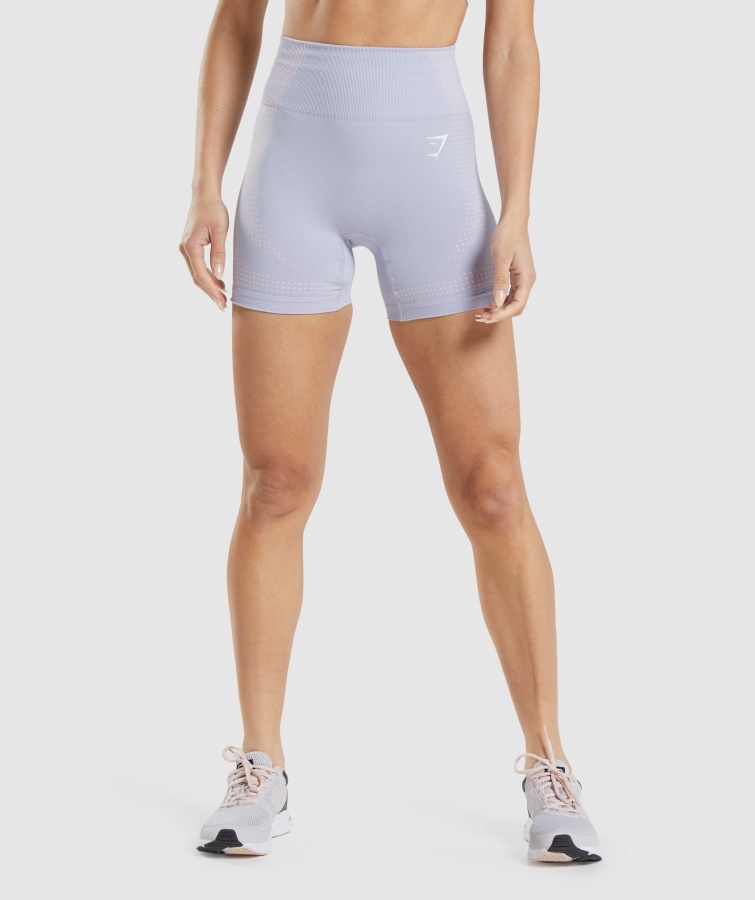 Vital Sømløse 2.0 Shorts Moonstone Blue Marl Gymshark