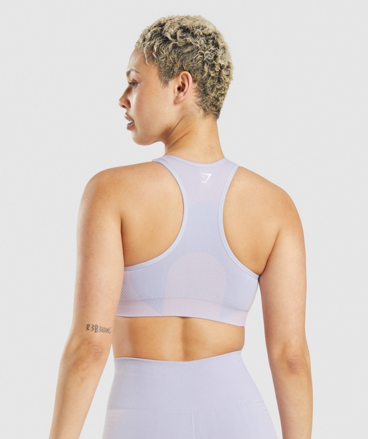 Vital Seamless 2.0 Sports-bh Moonstone Blue Marl Gymshark