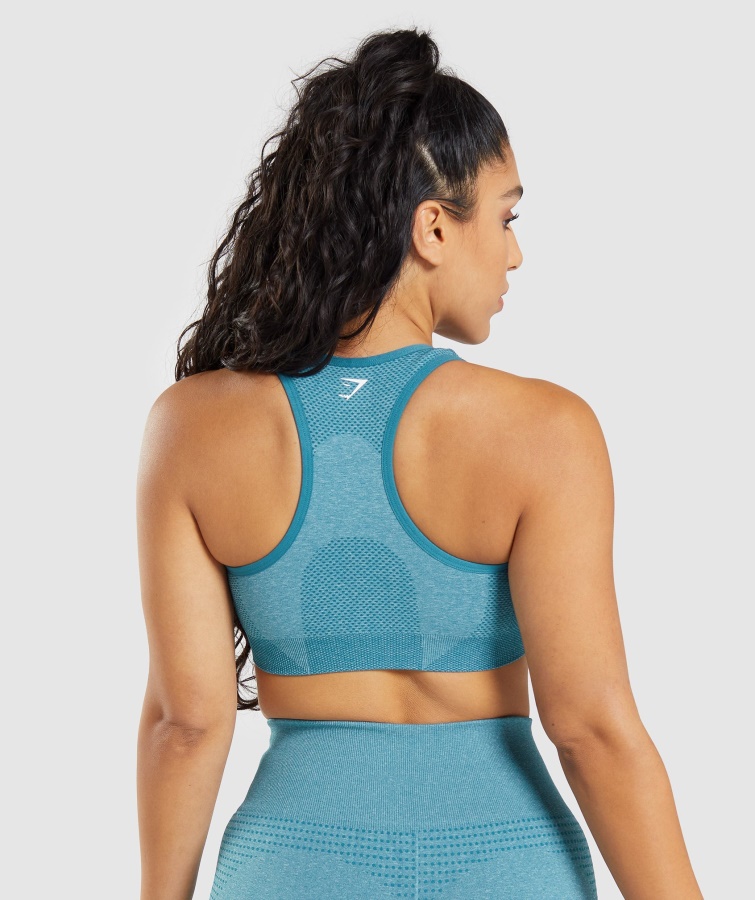 Vital Seamless 2.0 Sports-bh Tahoe Teal Marl Gymshark