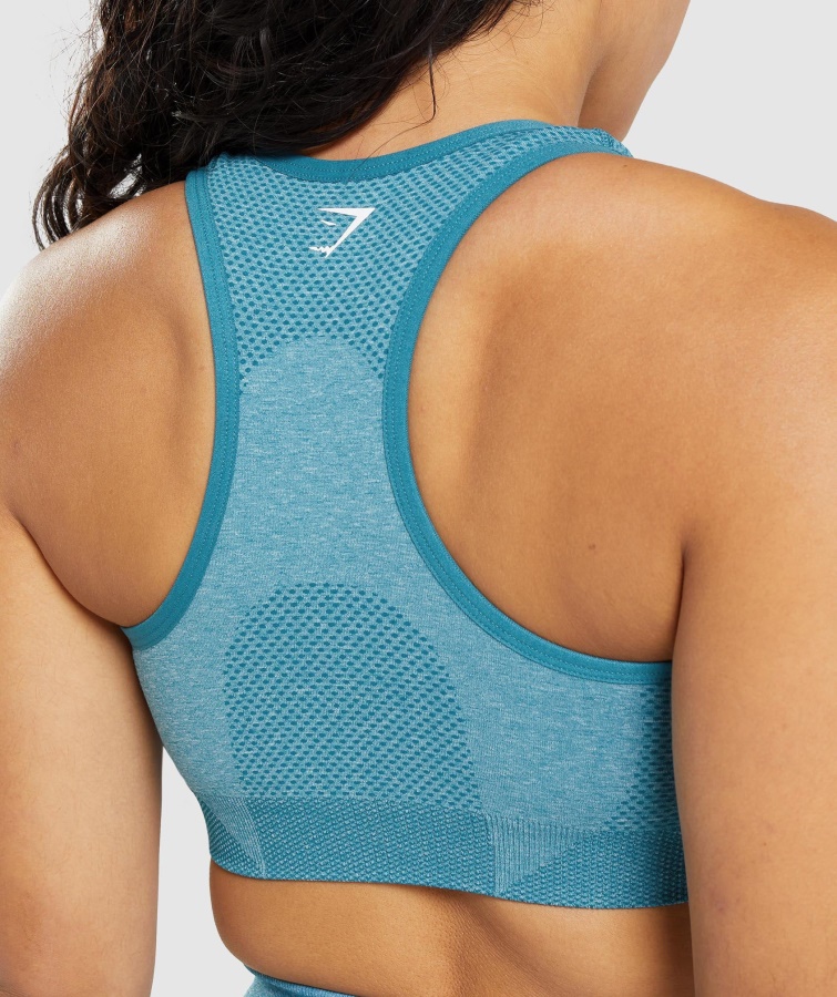 Vital Seamless 2.0 Sports-bh Tahoe Teal Marl Gymshark