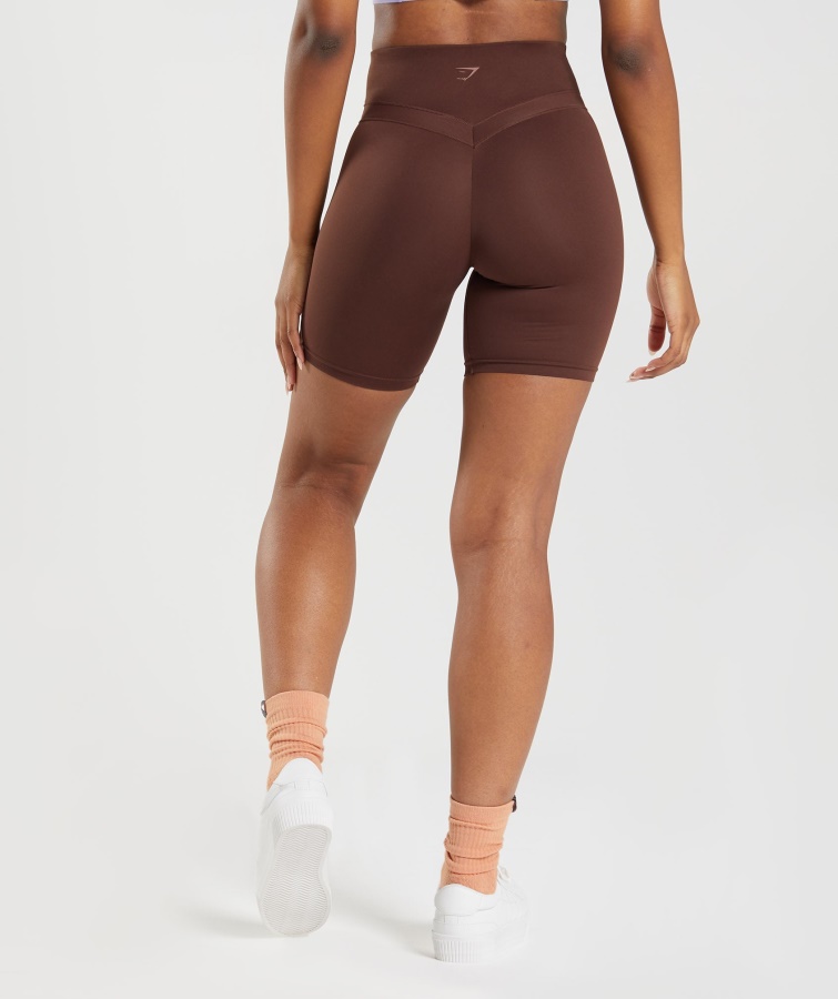 Whitney Cykelshorts Genskaber Brun Gymshark