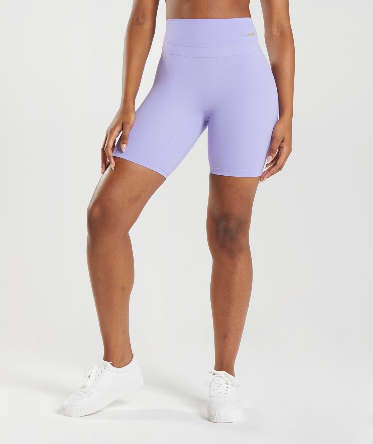 Whitney Cykelshorts Wildflower Lilla Gymshark