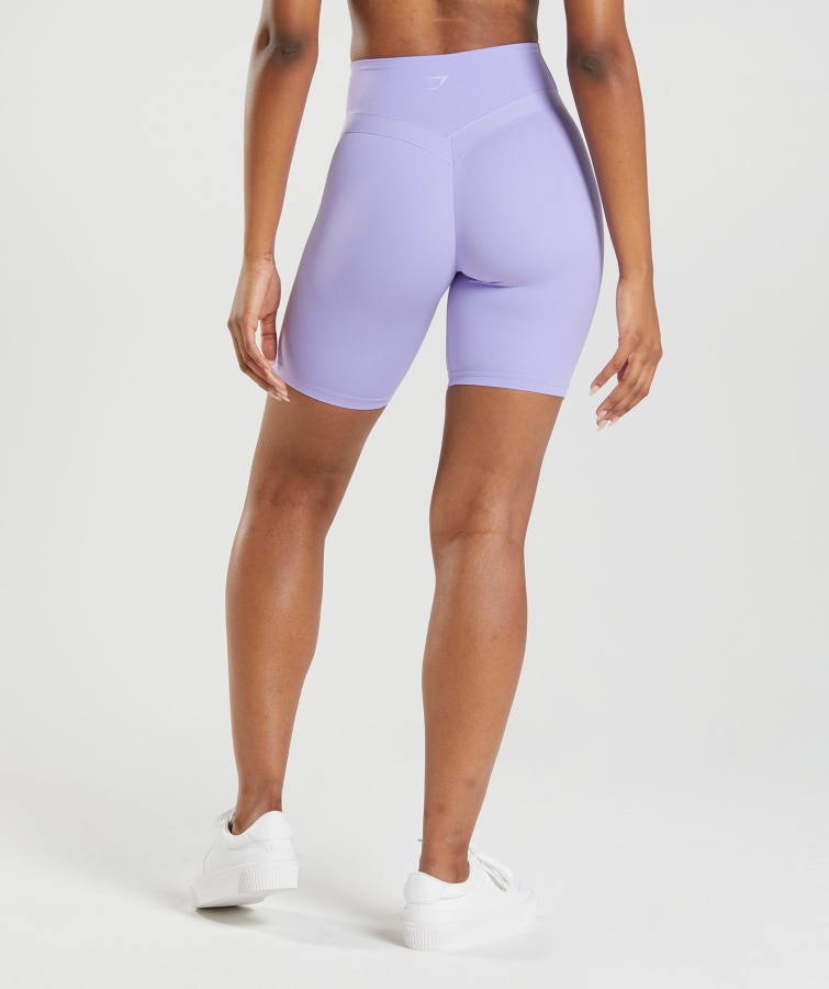Whitney Cykelshorts Wildflower Lilla Gymshark