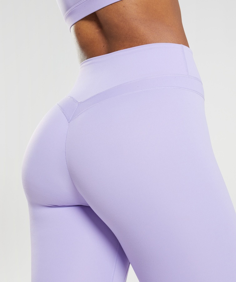 Whitney High Rise Leggings Wildflower Lilla Gymshark