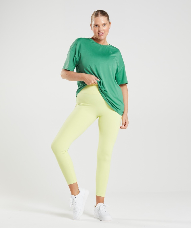 Whitney Oversized T-shirt Palmegrøn Gymshark